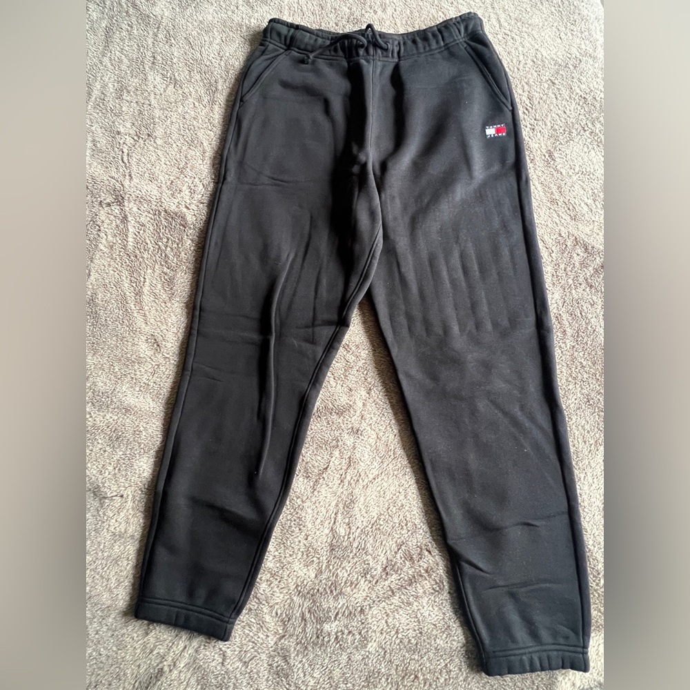 Tommy Hilfiger Black Joggers with Logo